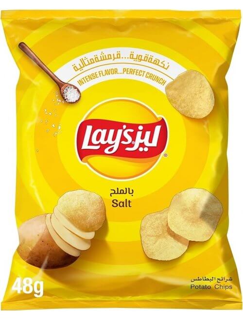 Lays Potato Chips Salt 45g