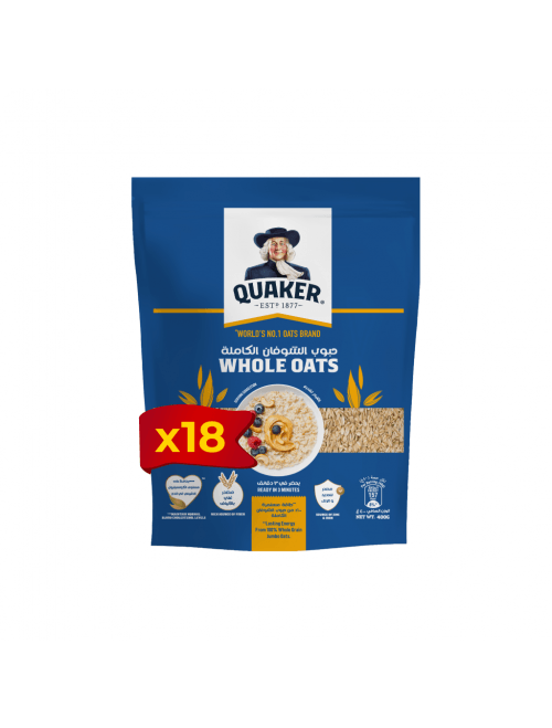Quaker Whole Oats 400g * 18 Bags
