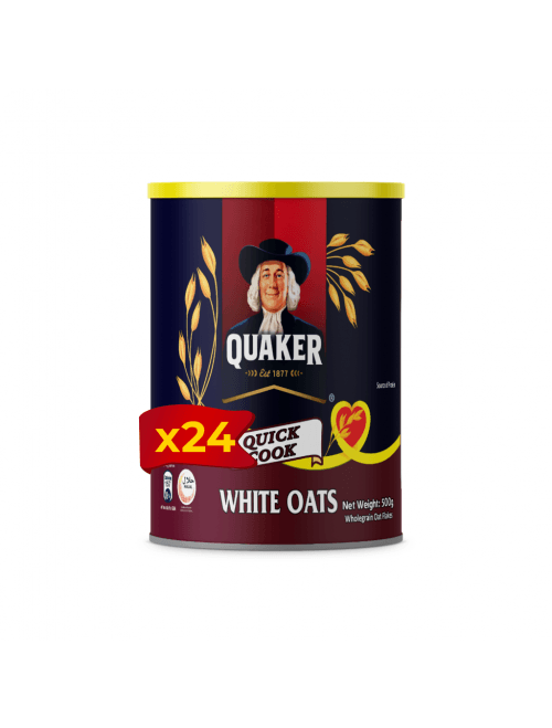 Quaker White Oats 500g * 24 tin