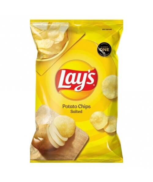 Lays Potato Chips Salt 120g