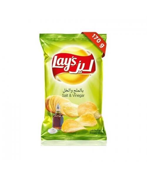 Lays Potato Chips Salt & Vinegar 110g